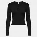 Only Onlmeddi Ls Peek A Boo V-Neck Cc Knt