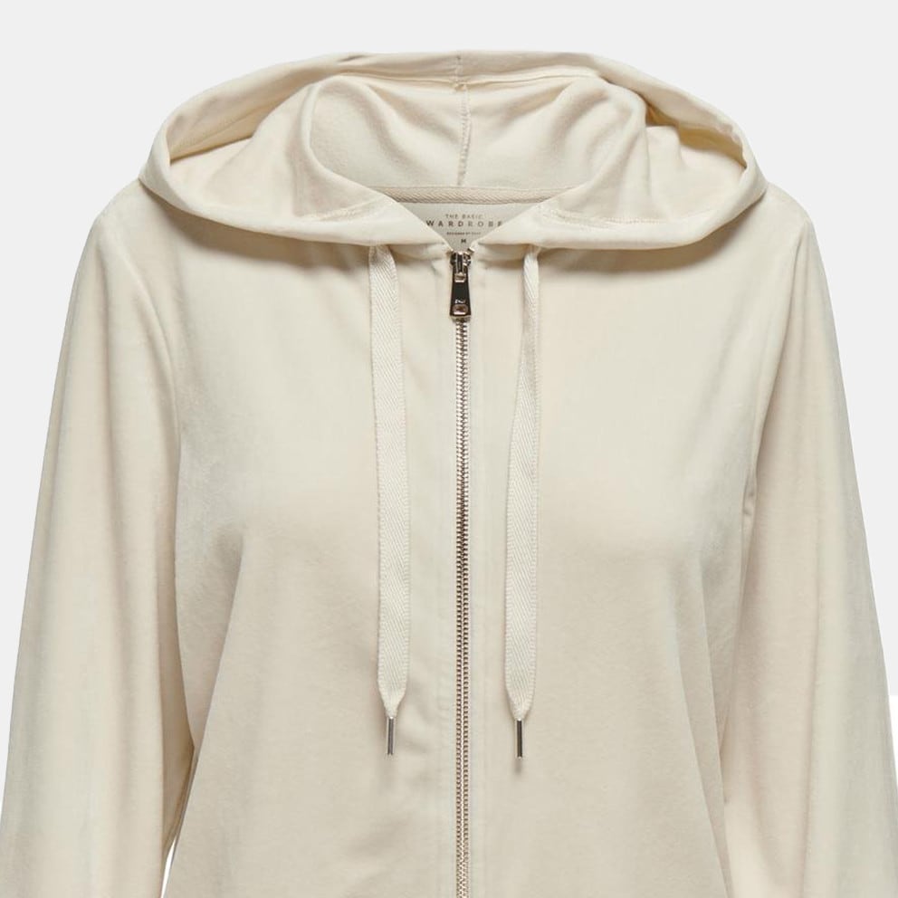 Only Onlrebel L/S Zip String Hood Cc Swt
