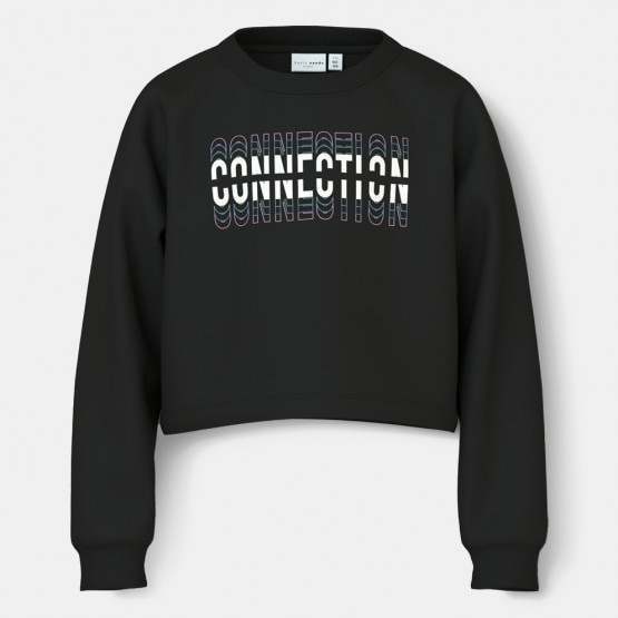 Name it Nkfvanita Ls Short Boxy Sweat Unb