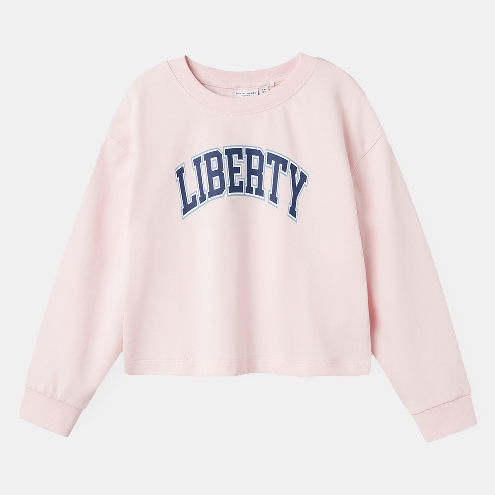 Name it Nkfvanita Ls Short Boxy Sweat Unb