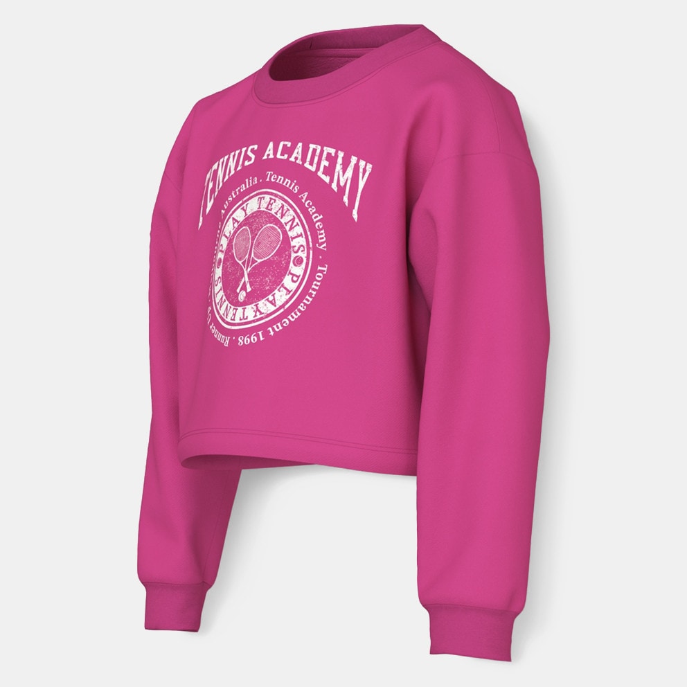 Name it Nkfvanita Ls Short Boxy Sweat Unb