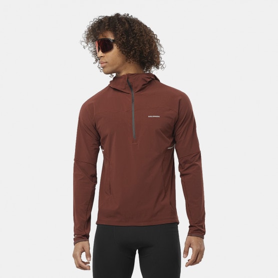 Salomon Apparel Sense Aero Hybrid Hz Hd M-Rum Rais