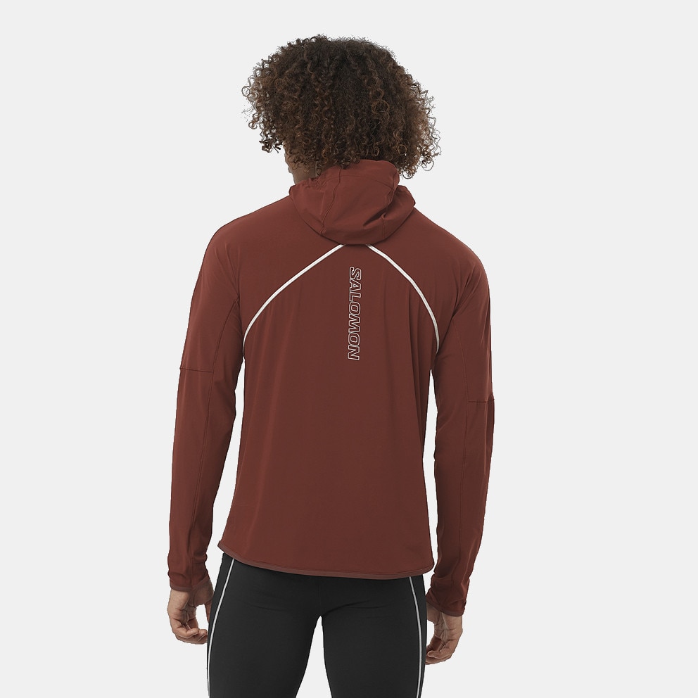 Salomon Apparel Sense Aero Hybrid Hz Hd M-Rum Rais