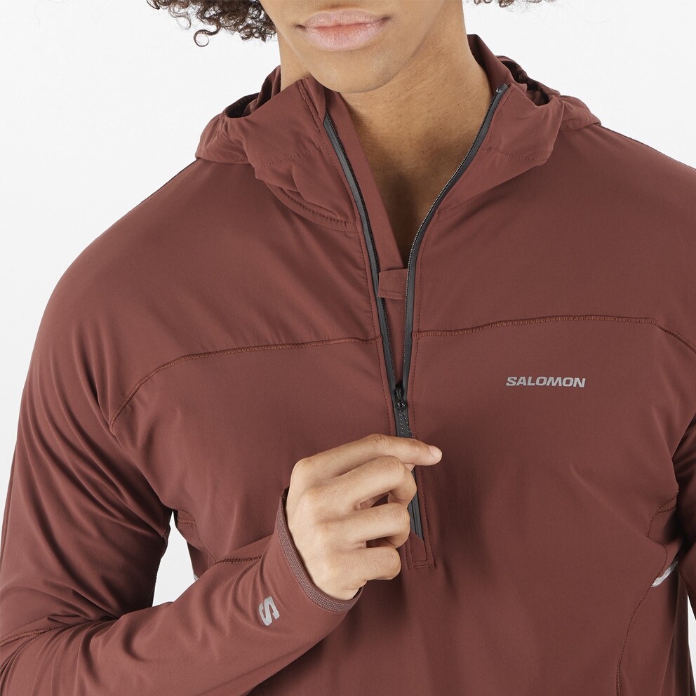 Salomon Apparel Sense Aero Hybrid Hz Hd M-Rum Rais