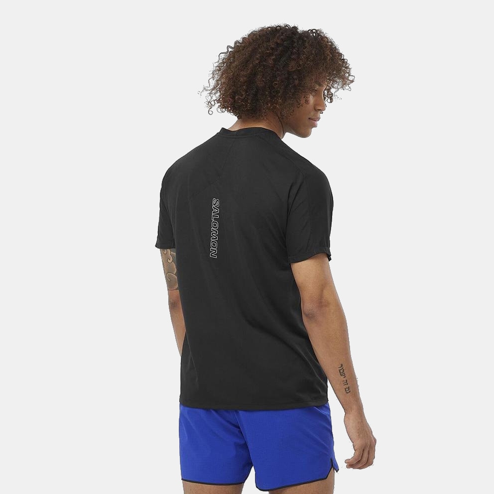 Salomon Apparel Sense Aero Ss Tee M-Deep Black Μπλ