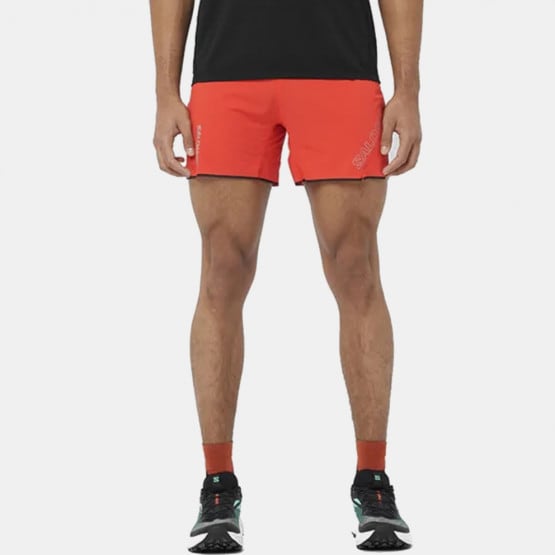 Salomon Apparel Sense Aero 5'' Shorts M-Cherry Tom