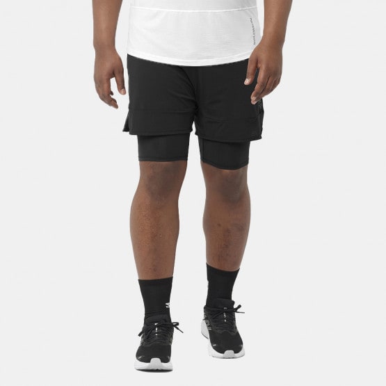 Salomon Apparel Sense 2In1 Shorts M-Deep Black Σορ