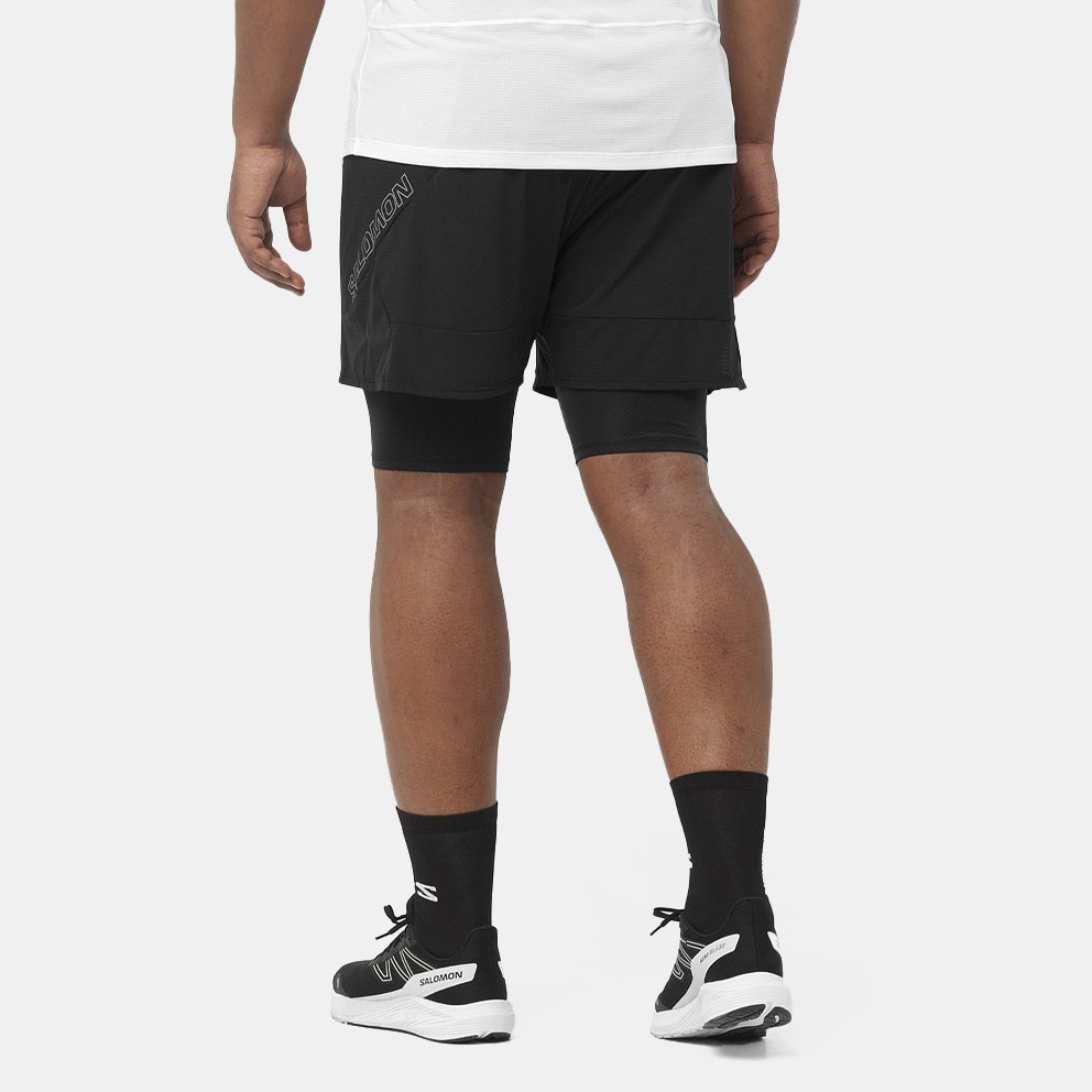 Salomon Apparel Sense 2In1 Shorts M-Deep Black Σορ