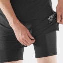 Salomon Apparel Sense 2In1 Shorts M-Deep Black Σορ
