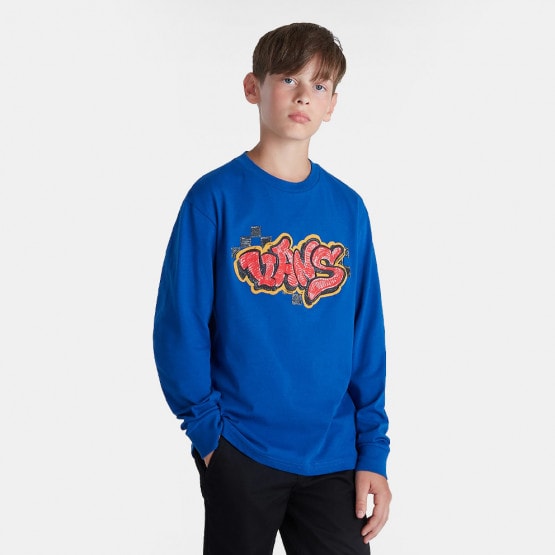 Vans B Tagged True Blue Παιδική Μακρυμάνικη Μπλούζα