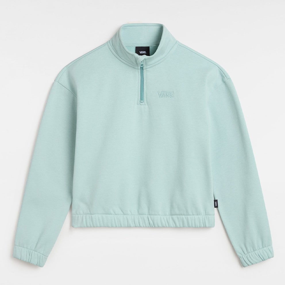 Vans Half Zip Mock Pullover Gray Mis