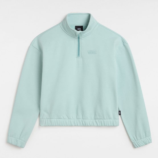 Vans Half Zip Mock Pullover Gray Mis