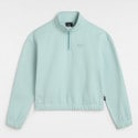Vans Half Zip Mock Pullover Gray Mis