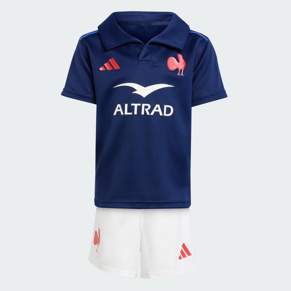 adidas France Rugby Home Mini Kit Kids