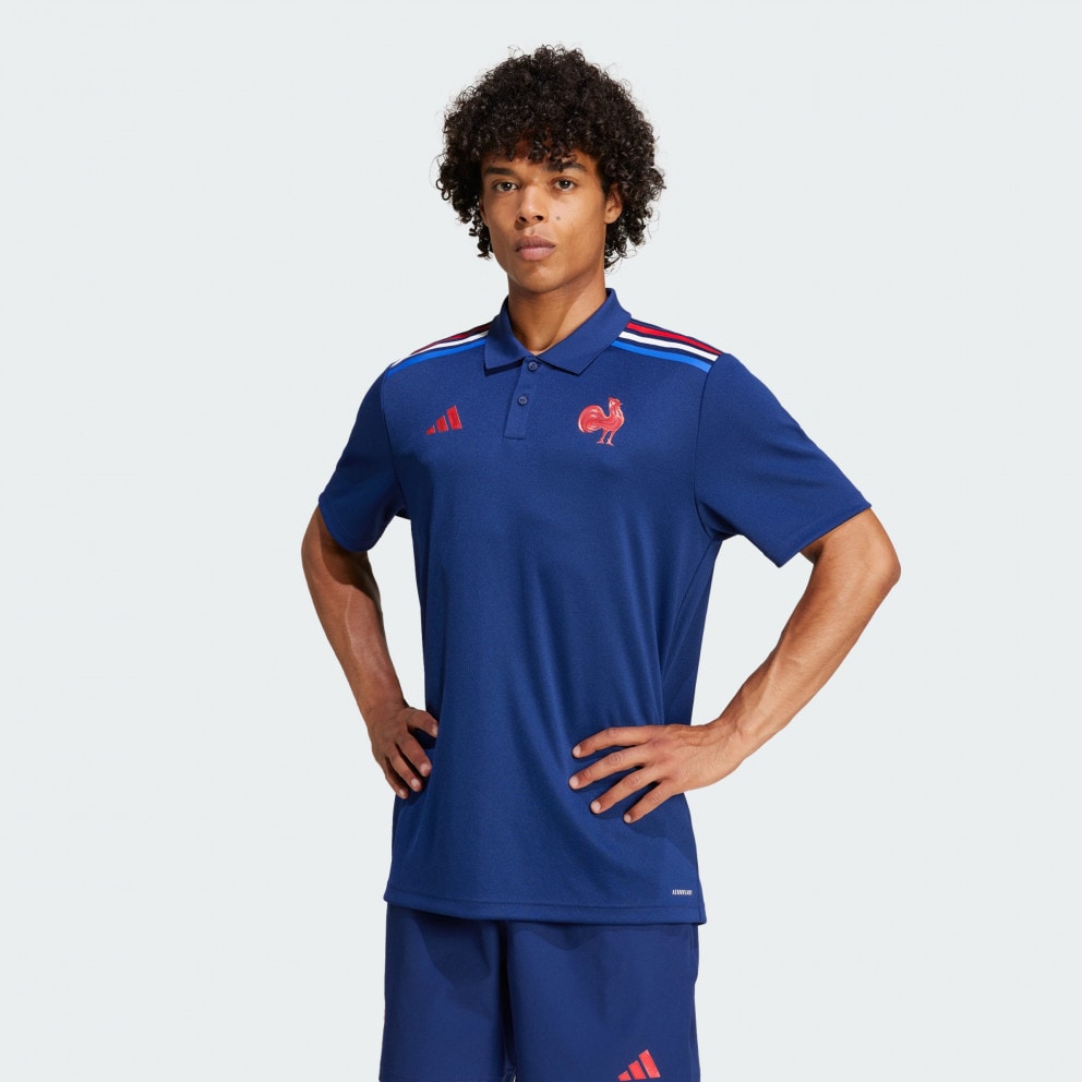 adidas France Rugby Home Supporter Polo Shirt