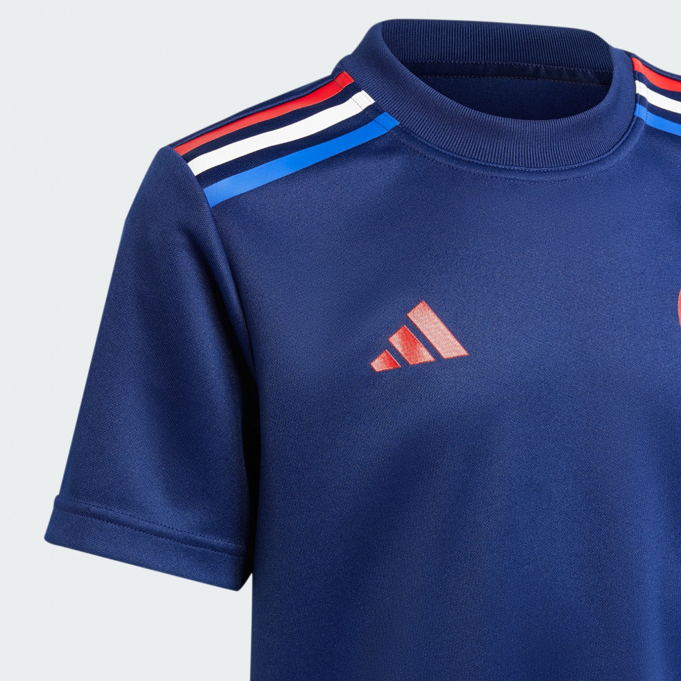 adidas France Rugby Home Supporter Tee Kids
