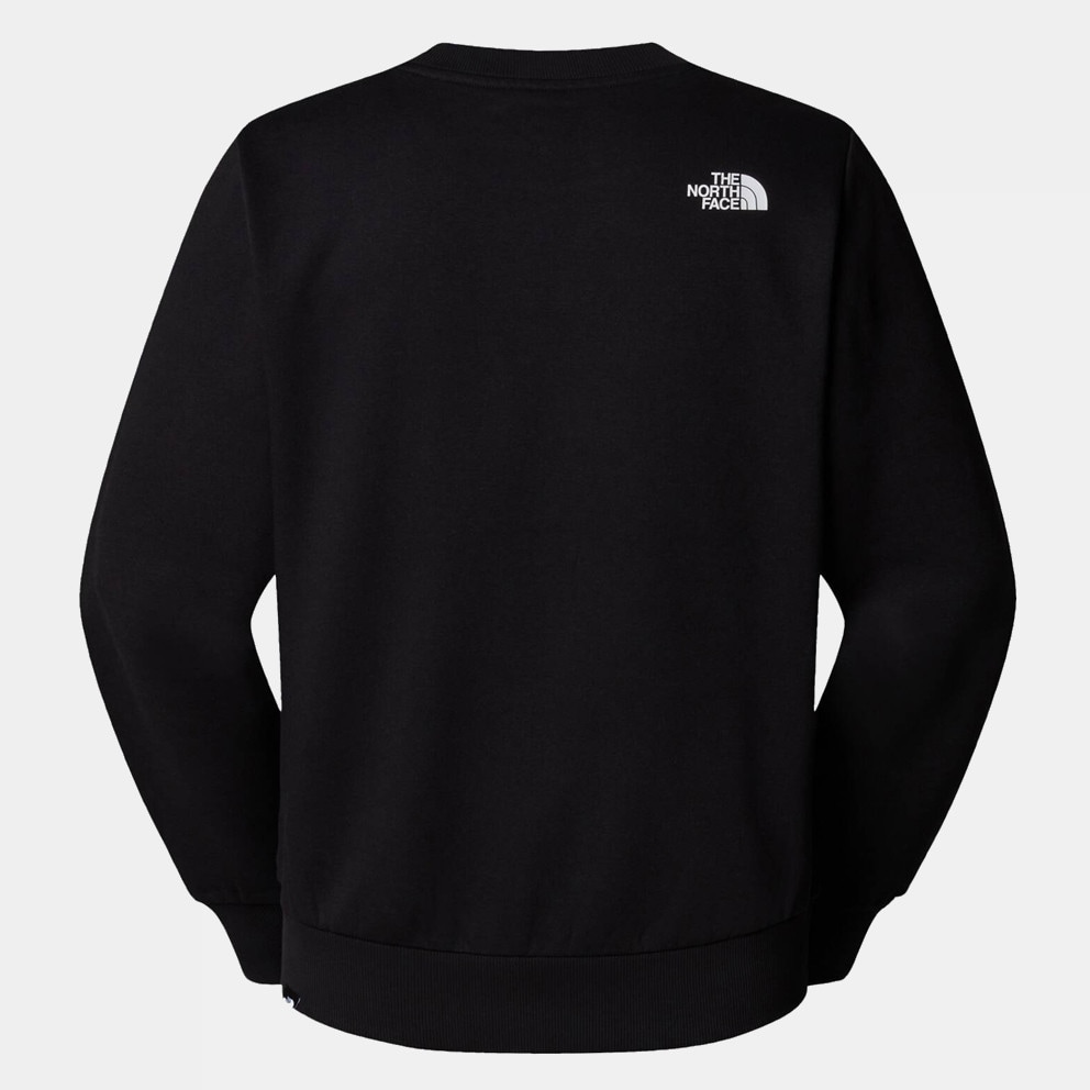 The north face tipped logo crew sweatshirt clearance