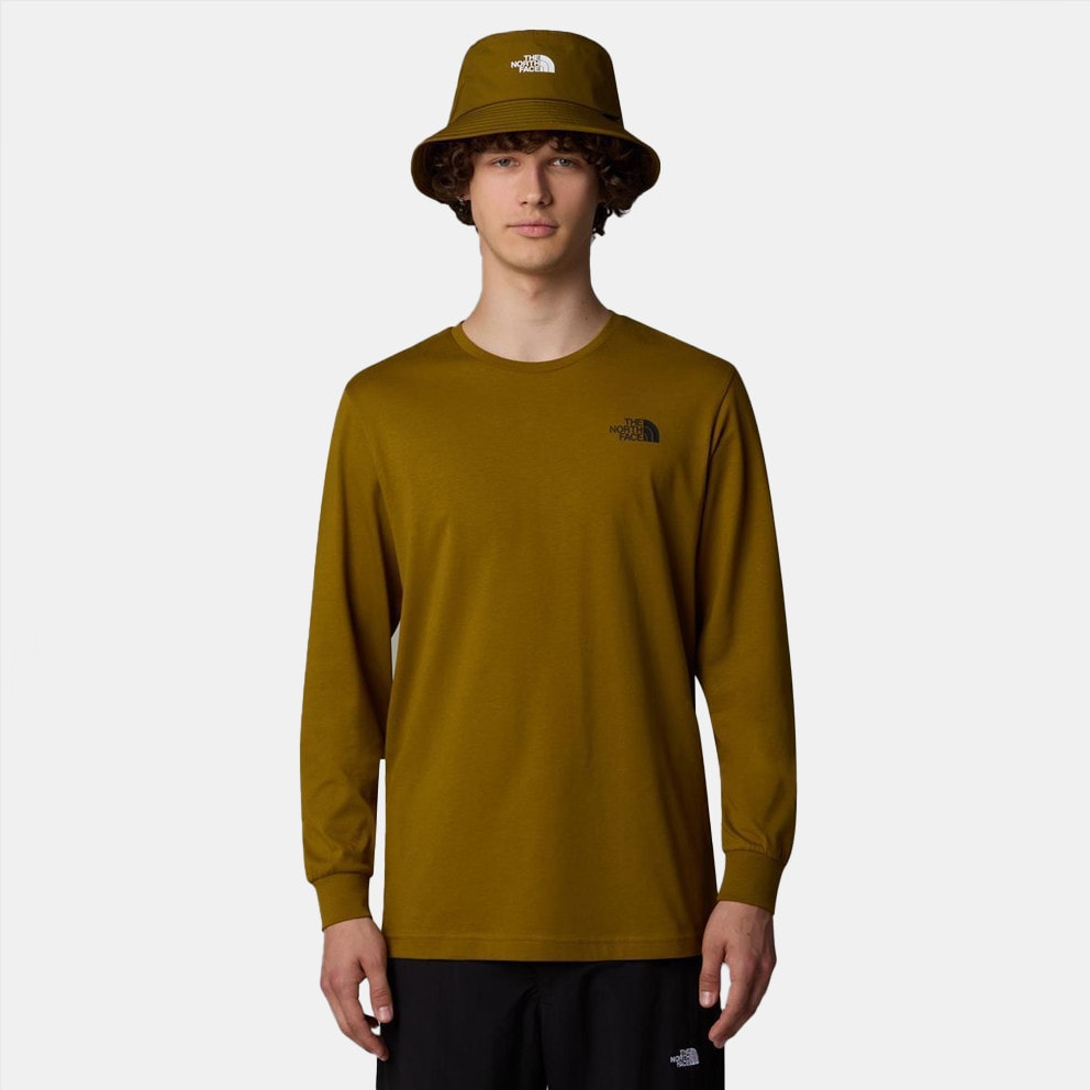 The North Face M L/S Redbox Tee Moss Green