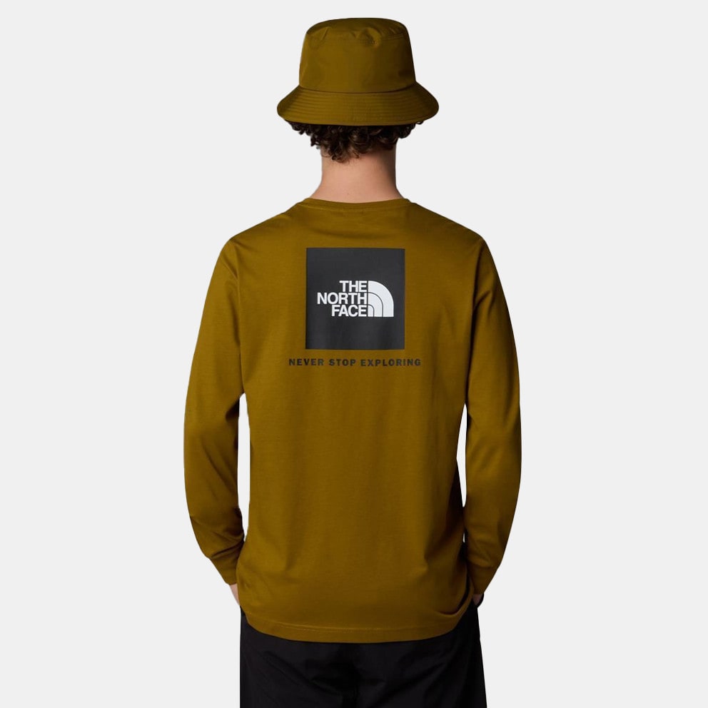 The North Face M L/S Redbox Tee Moss Green