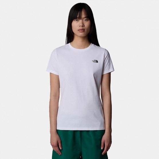 The North Face W S/S Simple Dome Slim Tnf Whit