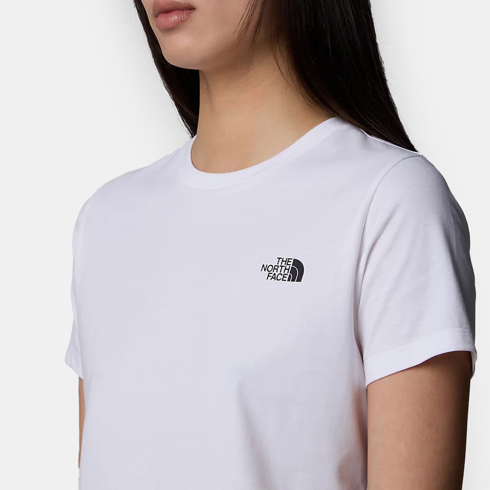 The North Face W S/S Simple Dome Slim Tnf Whit