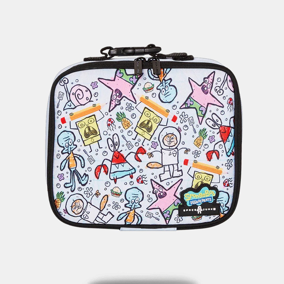 Space Junk Spongebob Handrawn Character Lunch Box