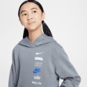 Nike Steertwear Club Flee Hoodie Logo Παιδική Μπλούζα με Κουκούλα