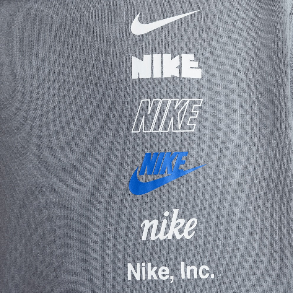 Nike Steertwear Club Flee Hoodie Logo Παιδική Μπλούζα με Κουκούλα