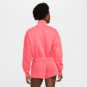 Nike Steertwear Phoenix Flee Quarter Zip Crop Γυναικείο Φούτερ