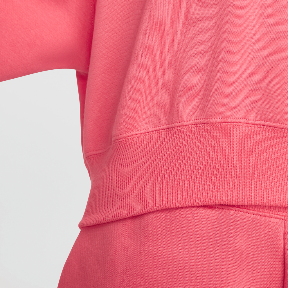Nike Steertwear Phoenix Flee Quarter Zip Crop Γυναικείο Φούτερ