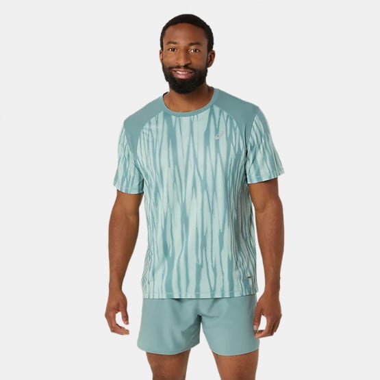 ASICS Performance Road Aop Ss Top Μπλούζα Ανδρ.Εισ