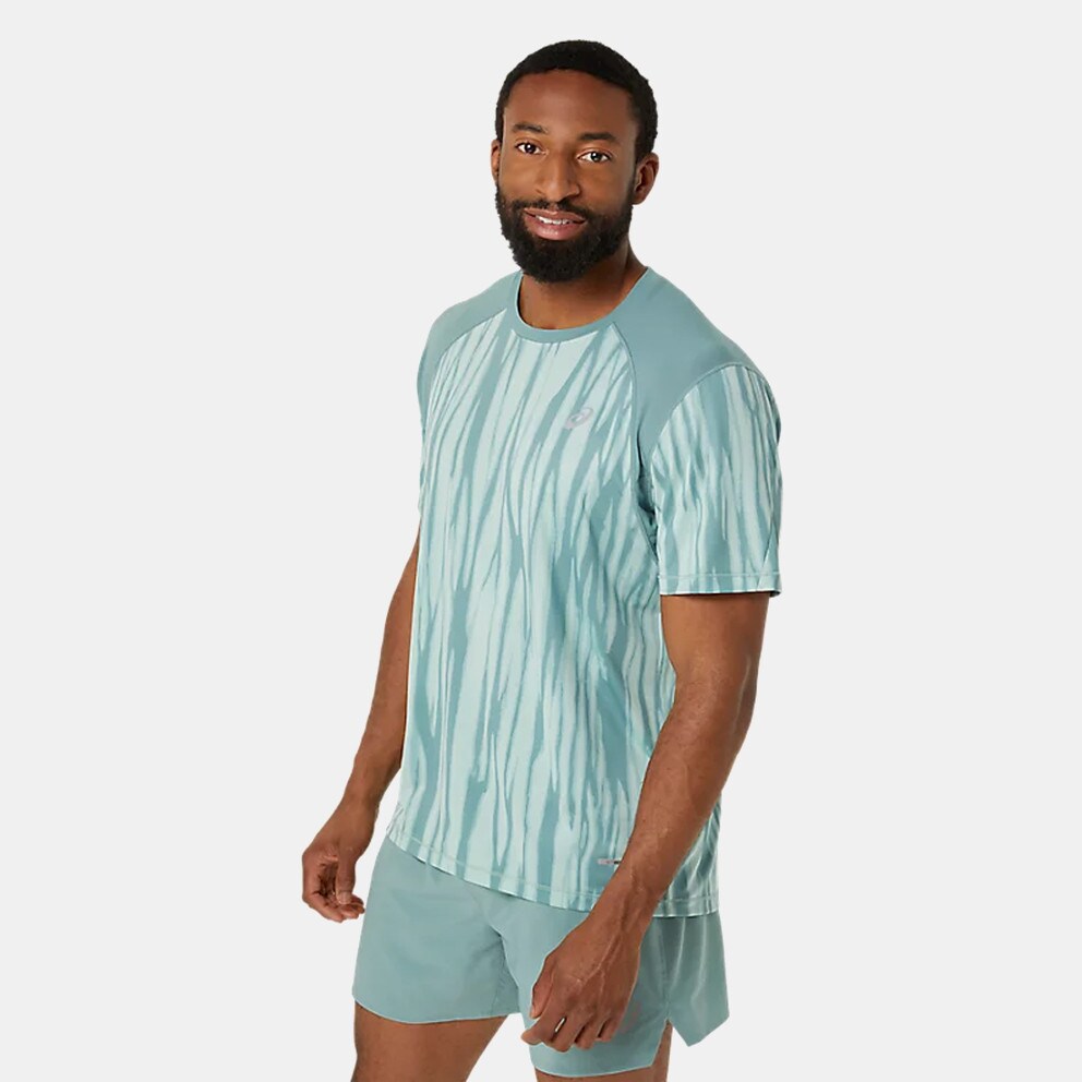 ASICS Performance Road Aop Ss Top Μπλούζα Ανδρ.Εισ