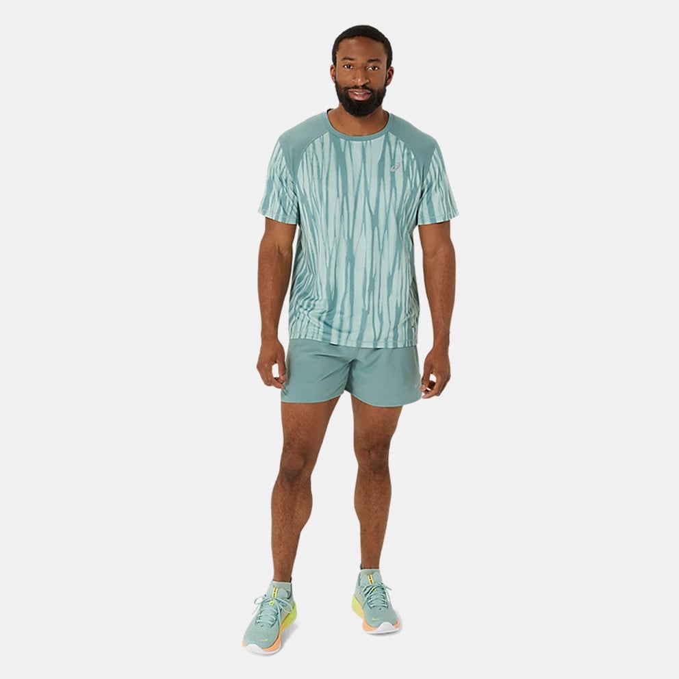 ASICS Performance Road Aop Ss Top Μπλούζα Ανδρ.Εισ