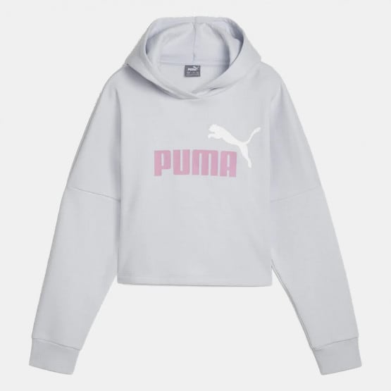 Puma Ess Logo Cropped Hoodie G