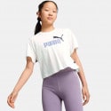 Puma Girls Logo Cropped Tee