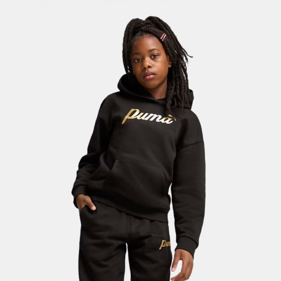 Puma Ess+ Script Metallic Hoodie Fl G