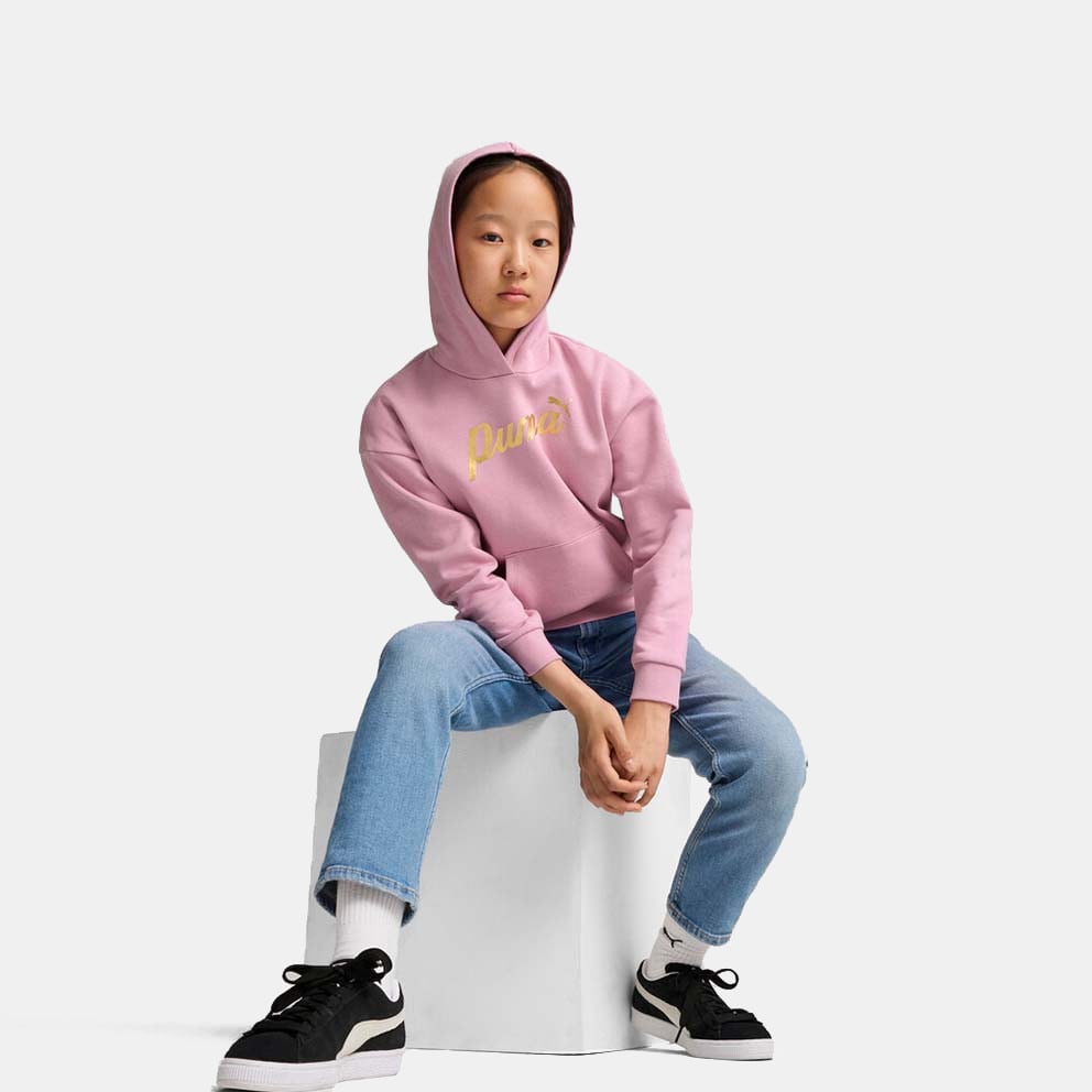 Puma Ess+ Script Metallic Hoodie Fl G