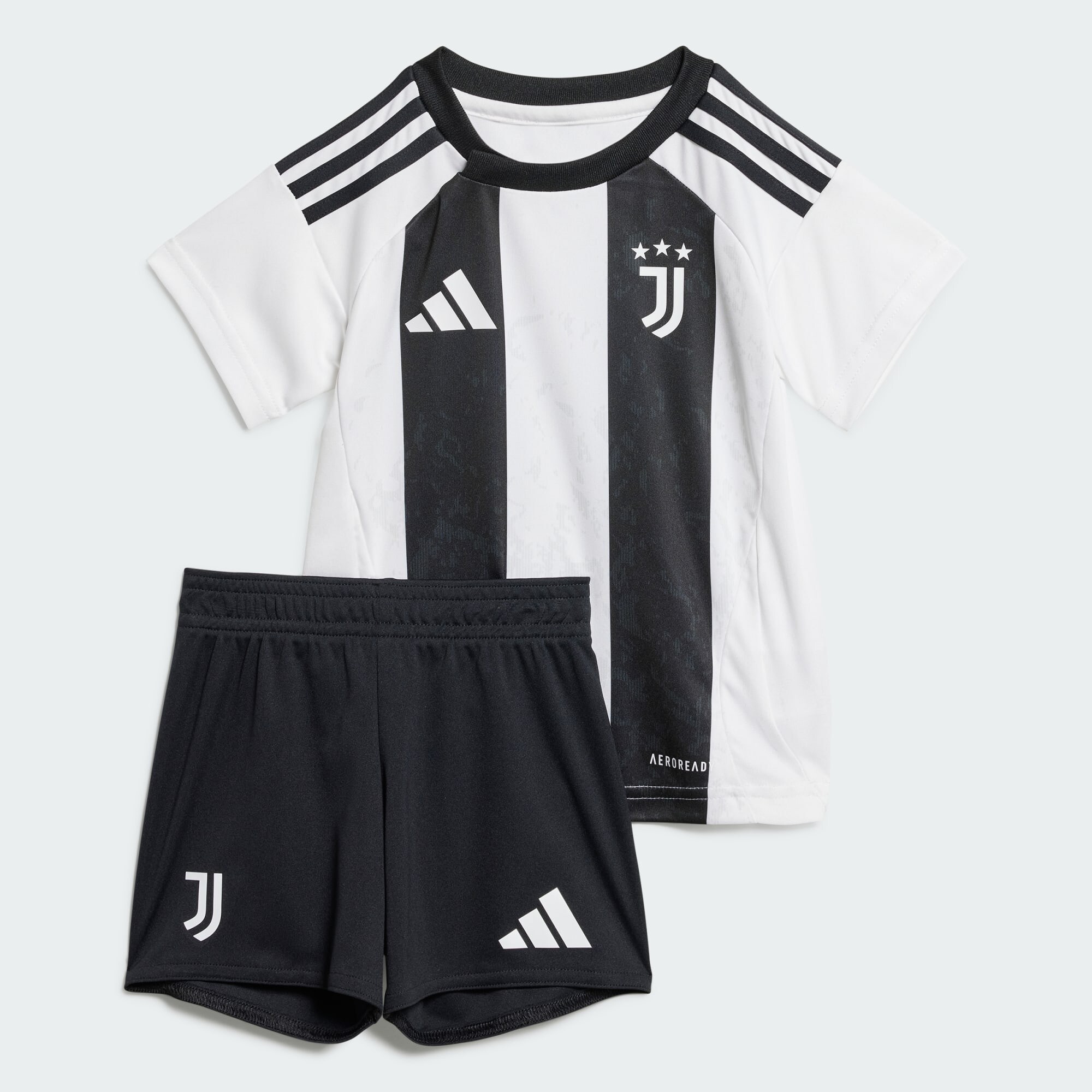 adidas Juventus 24 25 Home Baby Kit Kids White Black IT3544