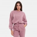 Target Loose Crop Crewneck Fleece "Joyful"