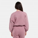Target Loose Crop Crewneck Fleece "Joyful"
