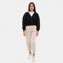 Target Loose Crop Jacket Fleece "Joyful" Γυναικείο Μπουφάν
