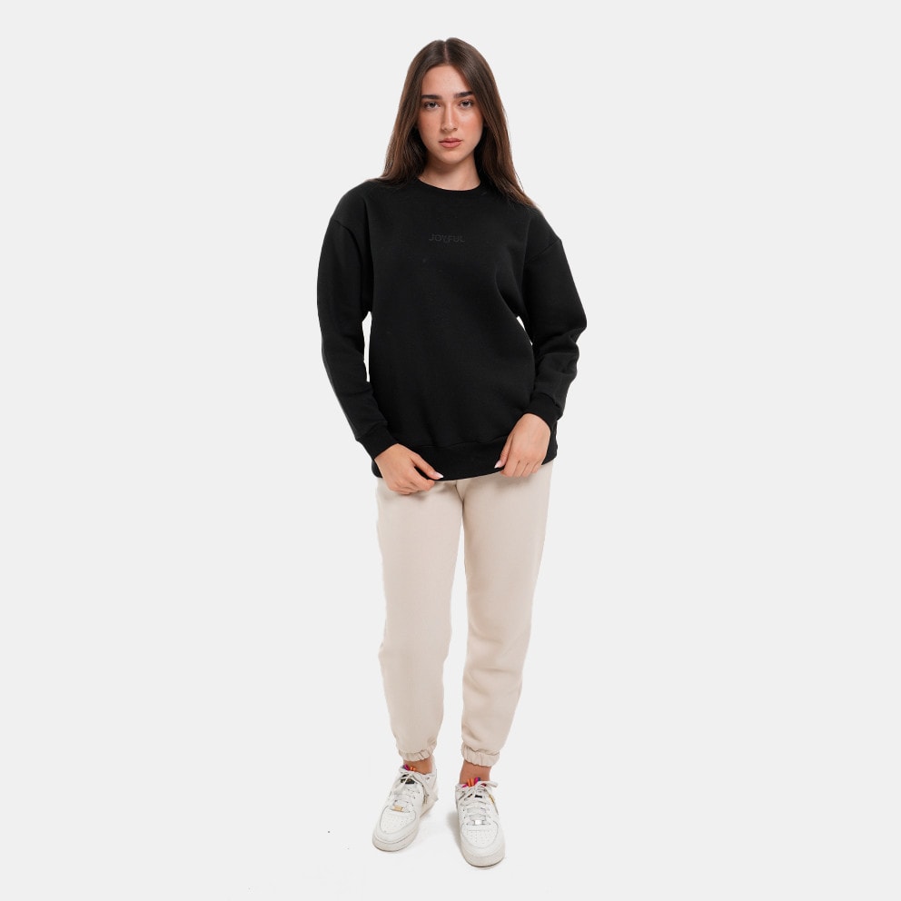 Target Loose Crewneck Fleece "Joyful"