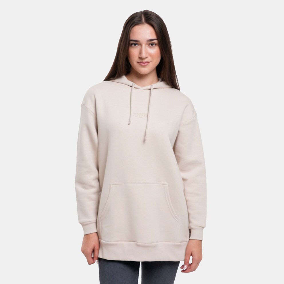 Target Loose Hoodie Side Slits Fleece "Joyful"