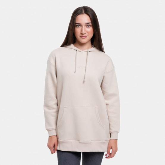 Target Loose Hoodie Side Slits Fleece "Joyful"