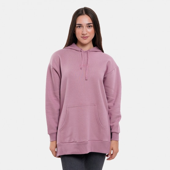 Target Loose Hoodie Side Slits Fleece "Joyful"