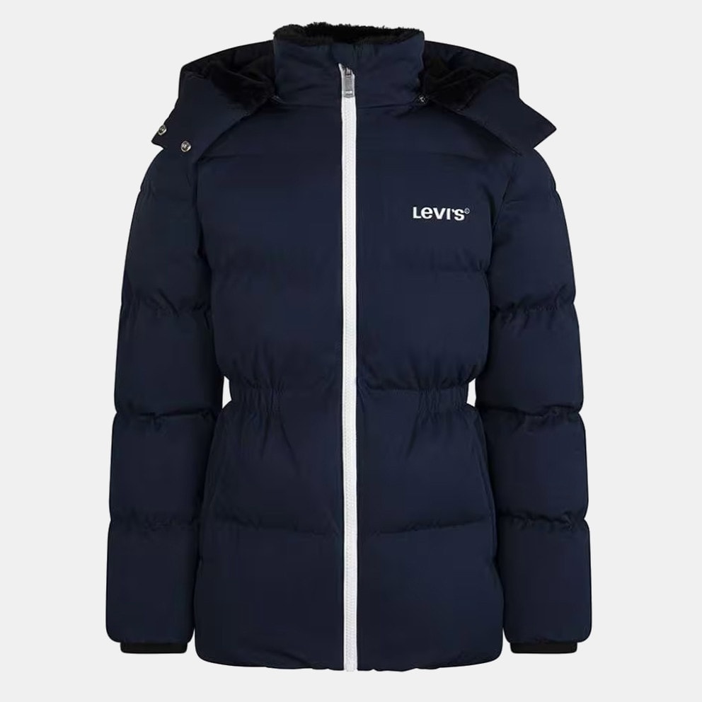 Levi's Mix Media Thigh Length Puffer Kids' Jacket