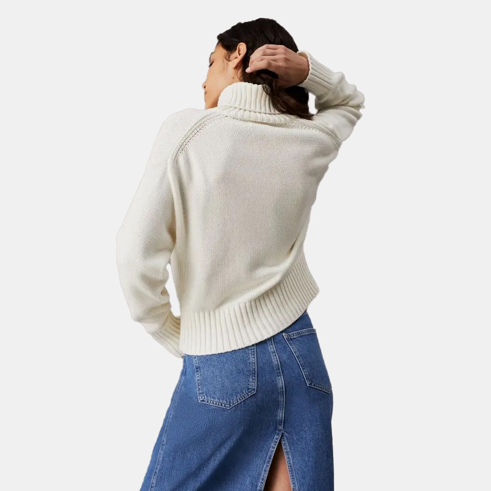 Calvin Klein Chenille Monologo Γυναικεία Πλεκτή Μπλούζα