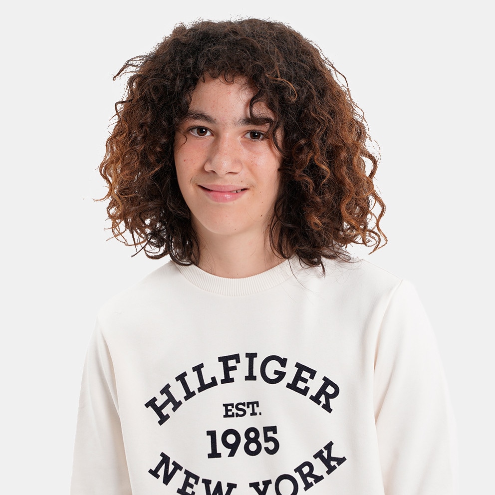 Tommy Jeans Monotype Flock Reg Sweatshirt