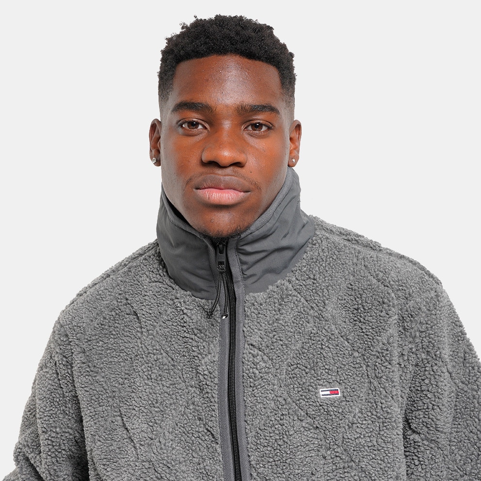 Tommy Jeans Teddy Essential Fleece Ανδρική Ζακέτα