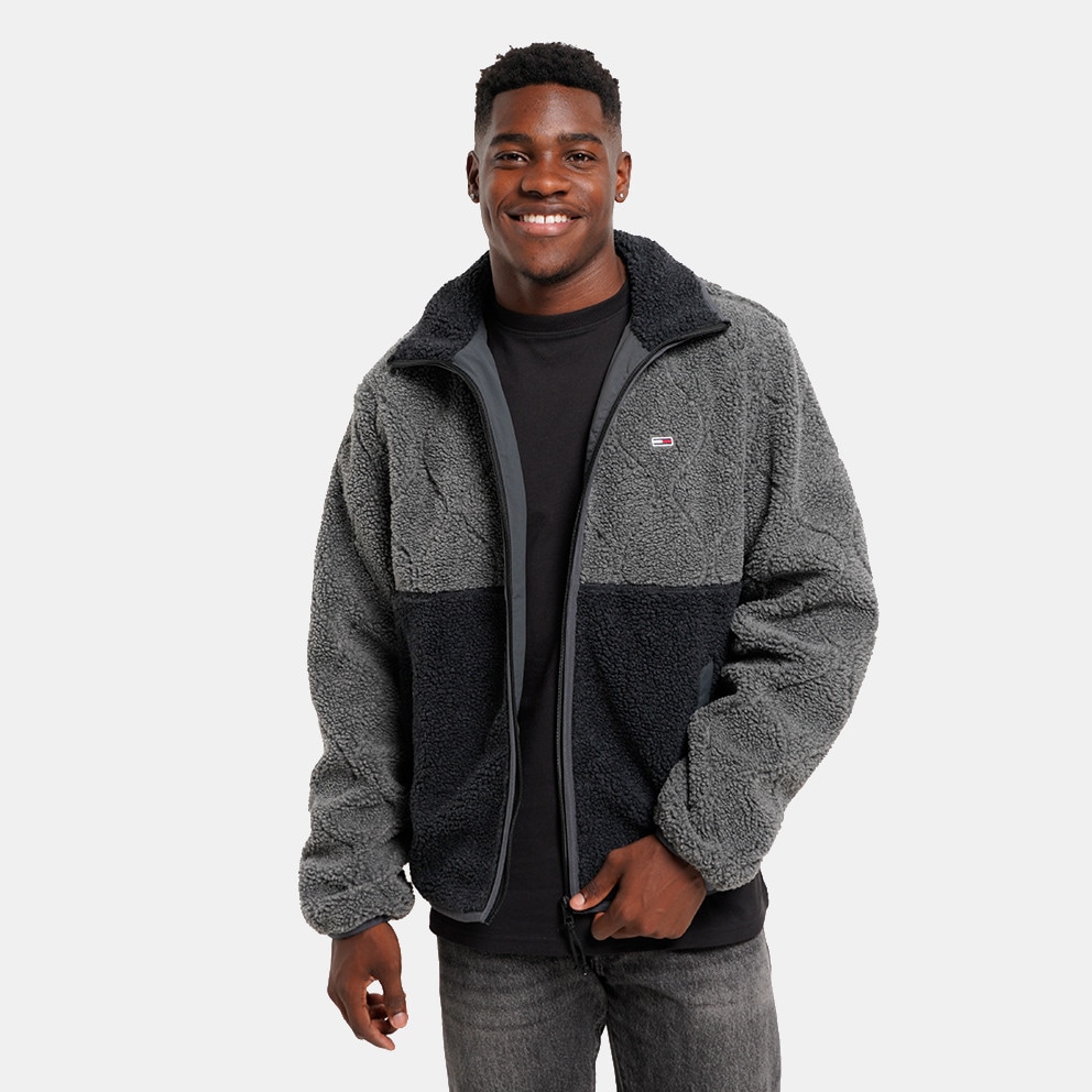 Tommy Jeans Teddy Essential Fleece Ανδρική Ζακέτα